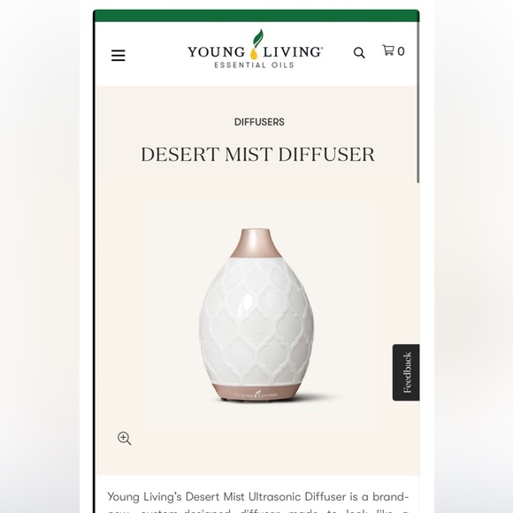 Young Living Desert Mist Diffuser - Picture 2 of 3